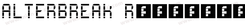 ALTERBREAK Regular字体转换
